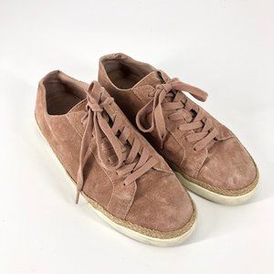 Vince | Pink Suede Sneakers Sz 7